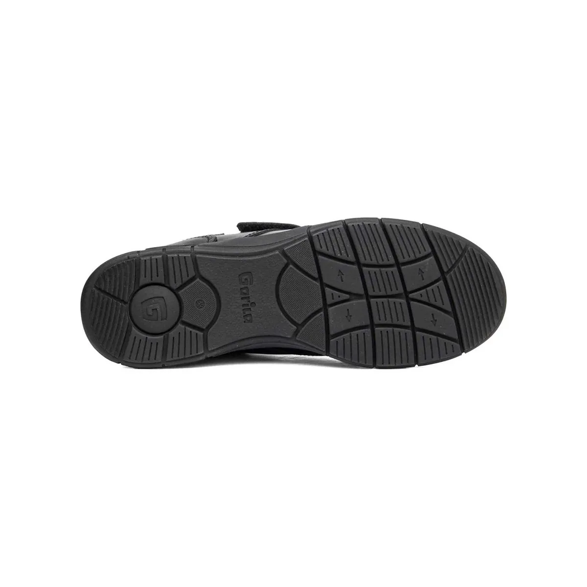 COLEGIAL VELCRO PIEL NEGRO