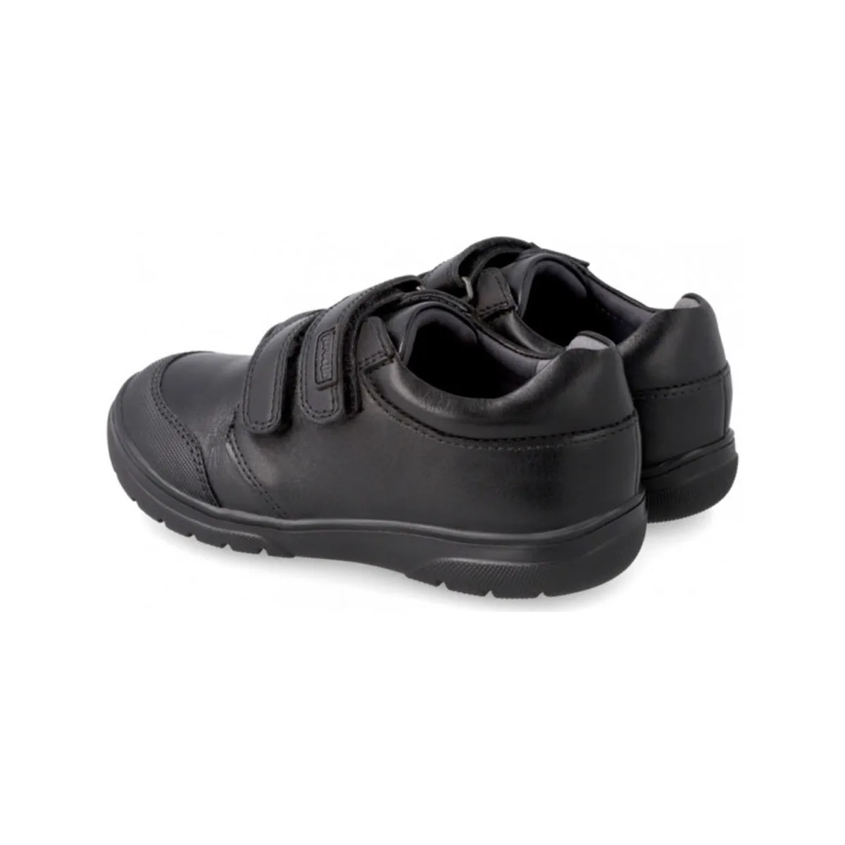 COLEGIAL ZAPATO VELCRO NEGRO