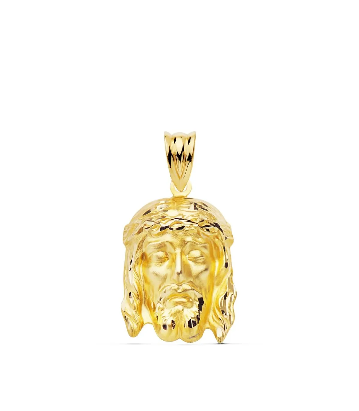 Colgante Cristo Buena Muerte Oro 18K 20mm