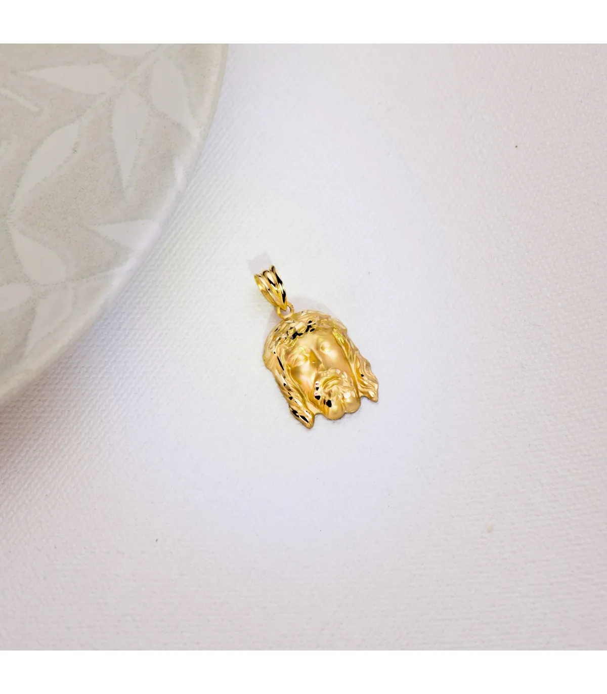 Colgante Cristo Buena Muerte Oro 18K 20mm