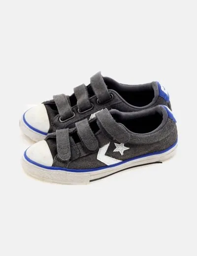Converse Zapatilla gris velcro