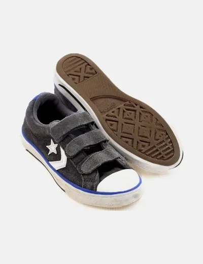 Converse Zapatilla gris velcro