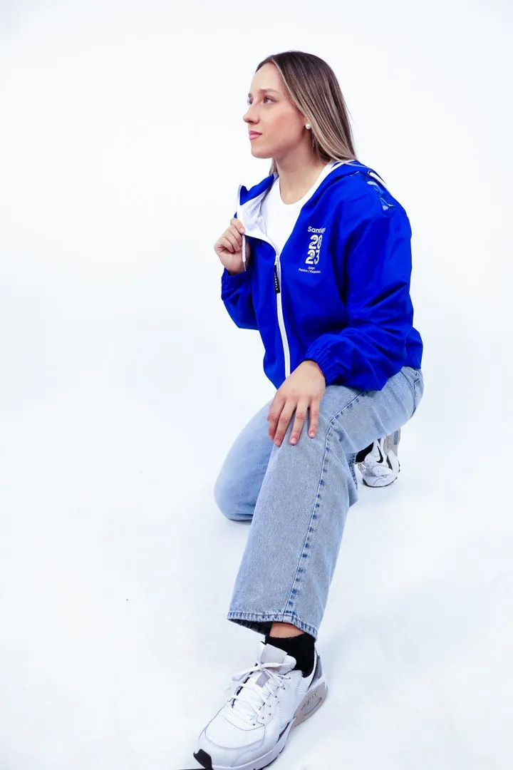Cortavientos Unisex Juegos Santiago 2023 Azul