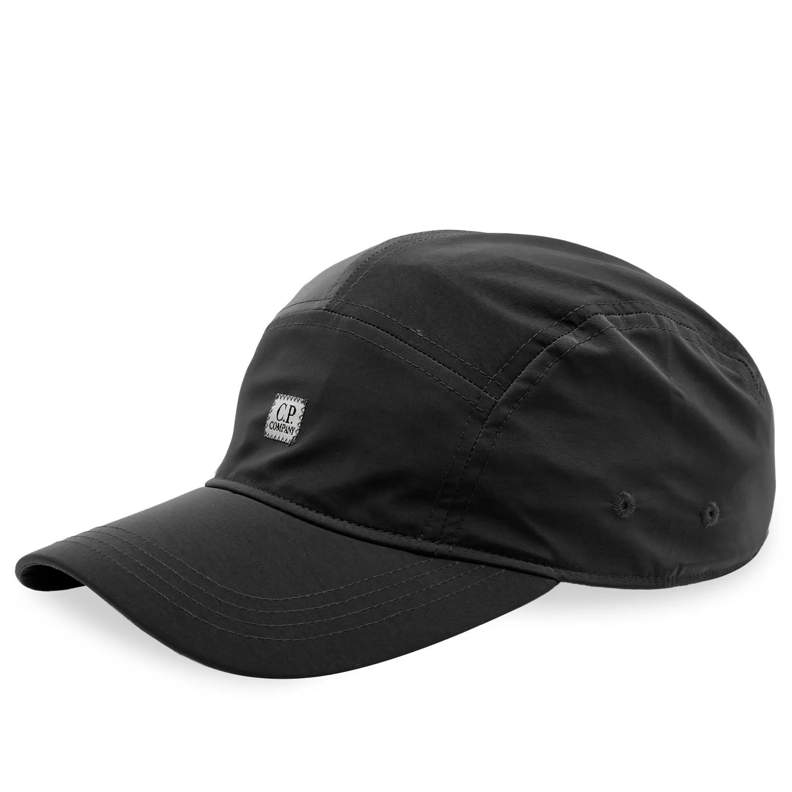 C.P. COMPANY CHROMER PANELLED LOGO CAP
