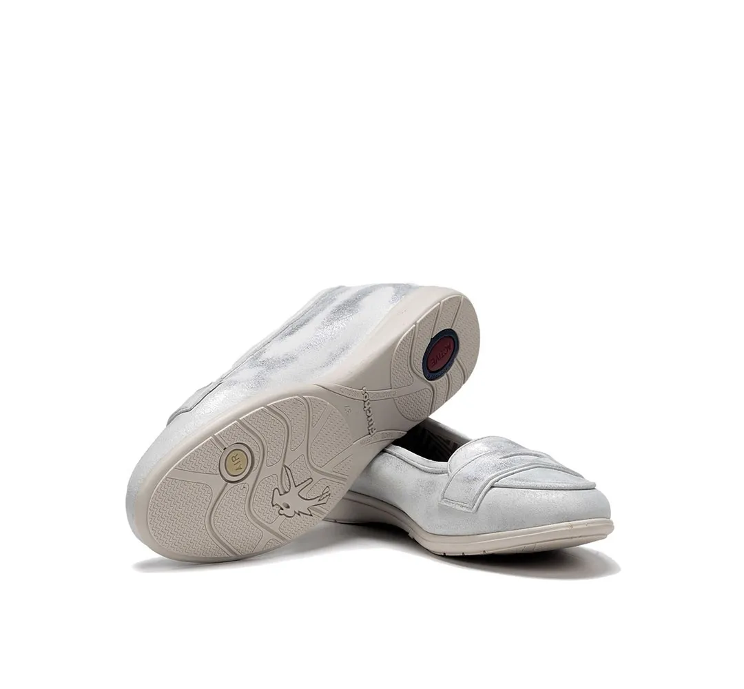 DAMAS F1137 Mocasín Plata