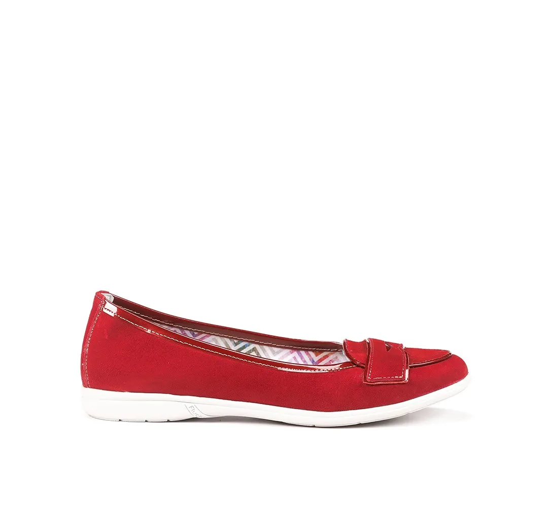 DAMAS F1137 Mocasín Rojo