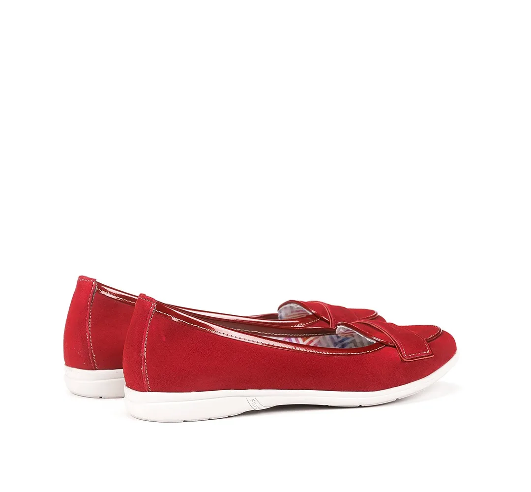 DAMAS F1137 Mocasín Rojo