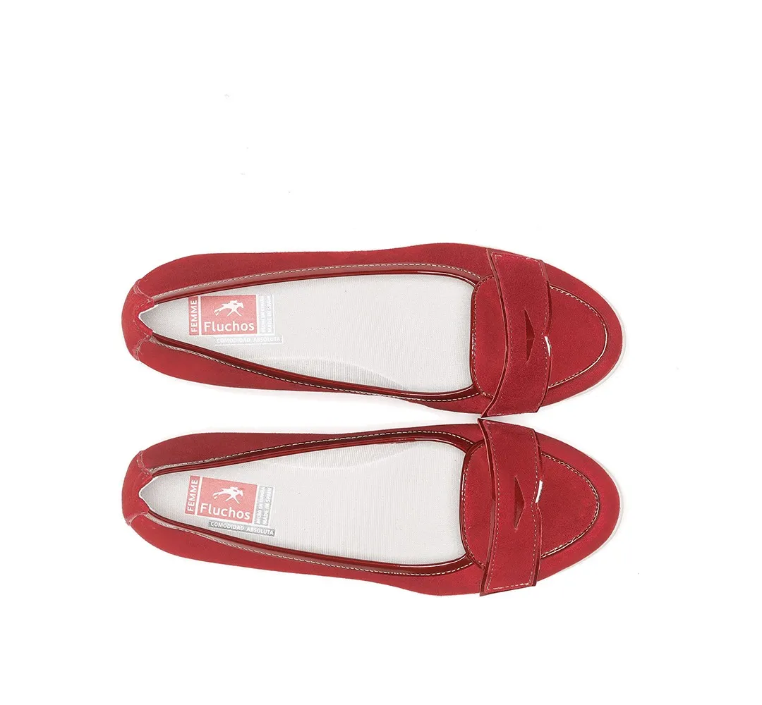 DAMAS F1137 Mocasín Rojo