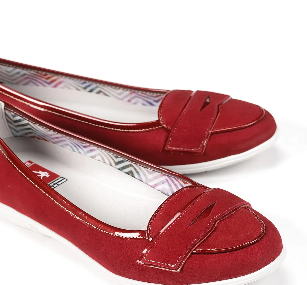 DAMAS F1137 Mocasín Rojo
