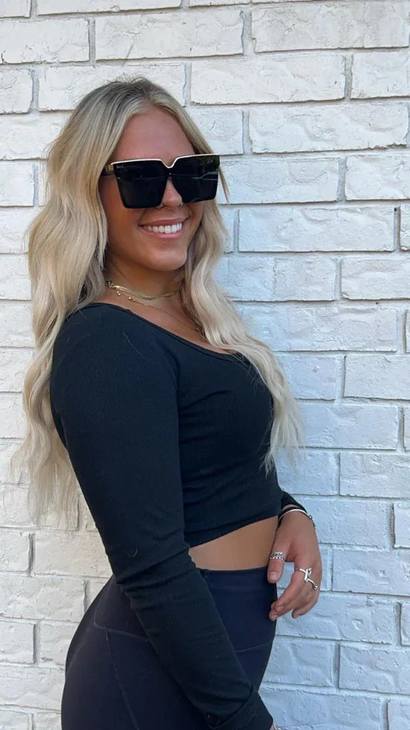 DAX SUNGLASSES  LARK BLACK
