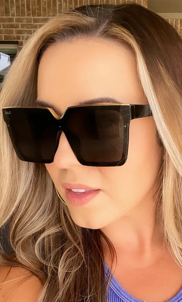 DAX SUNGLASSES  LARK BLACK