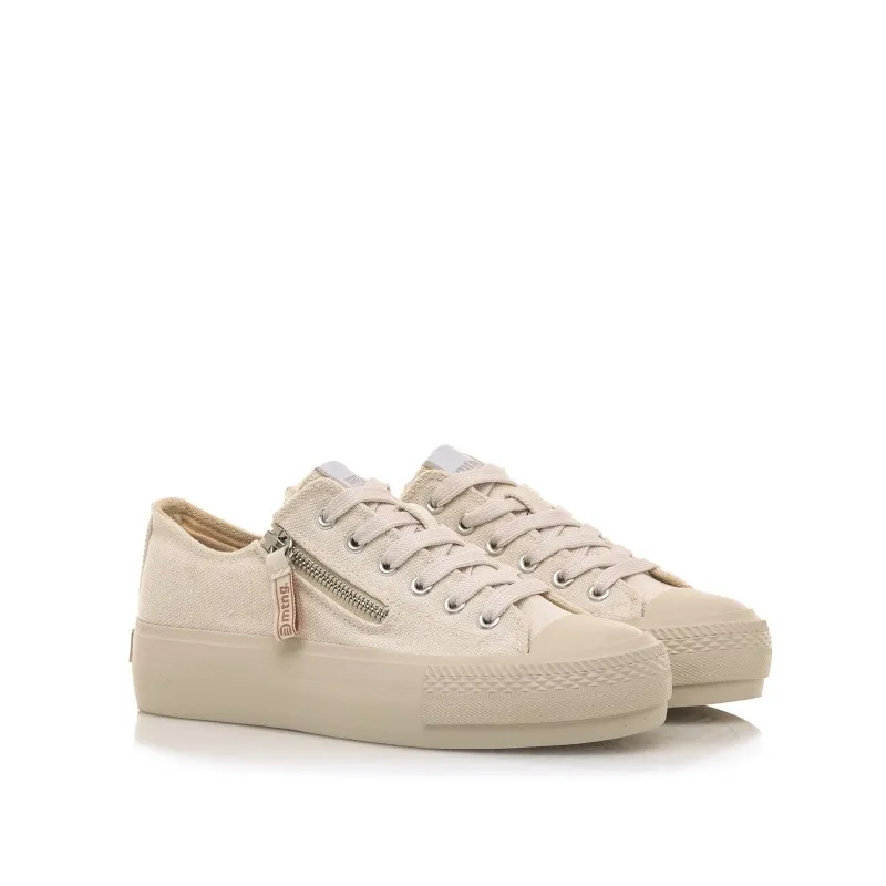 DEPORTIVAS CASUAL DE MUJER MTNG BIGGERX BEIGE 56314