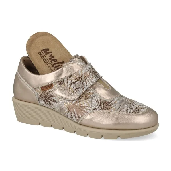 DEPORTIVAS MUJER CASUAL DORADAS MOD. MURRAY DO