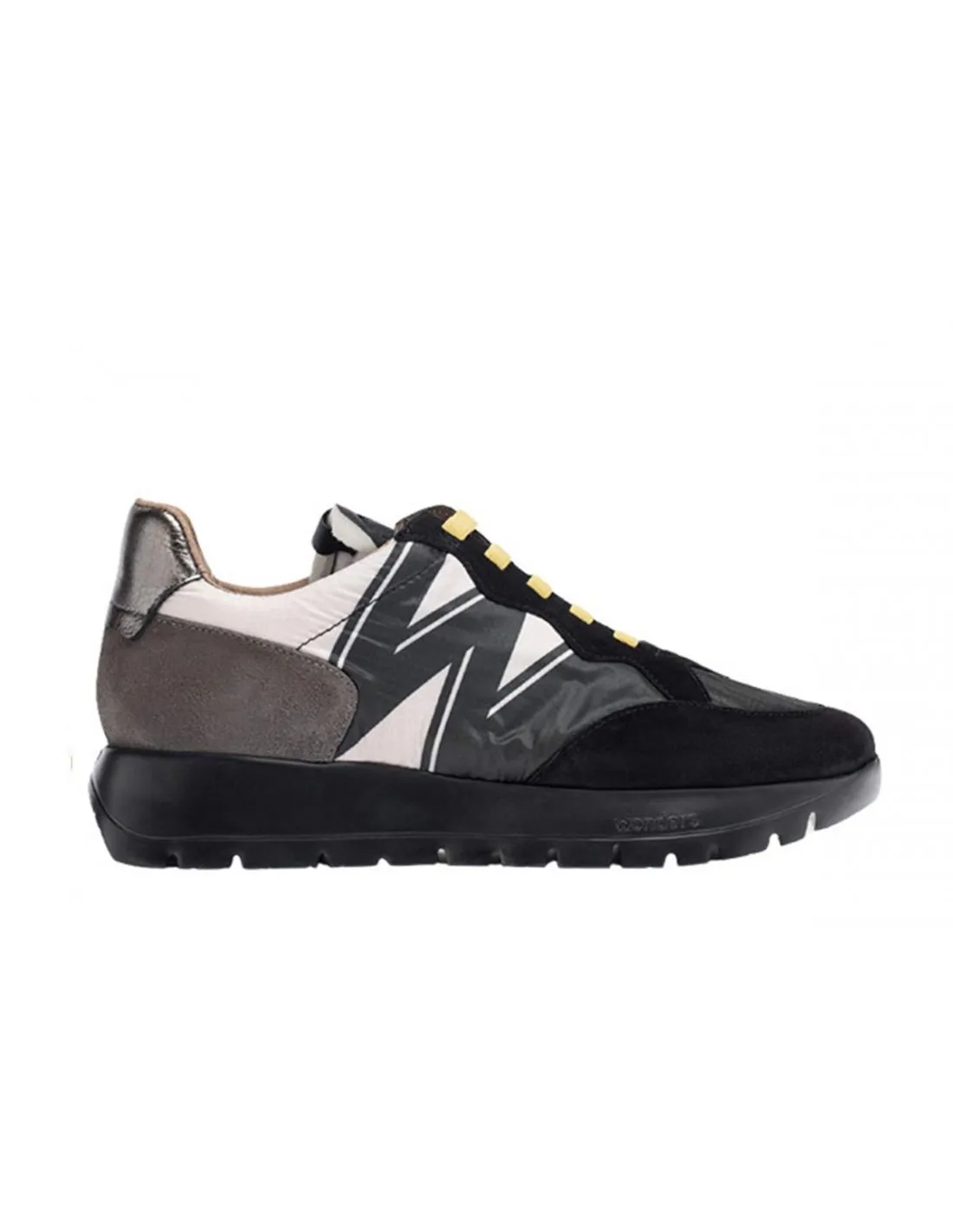 DEPORTIVO DE MUJER CASUAL WONDERS ODISEI 2452 NEGRO