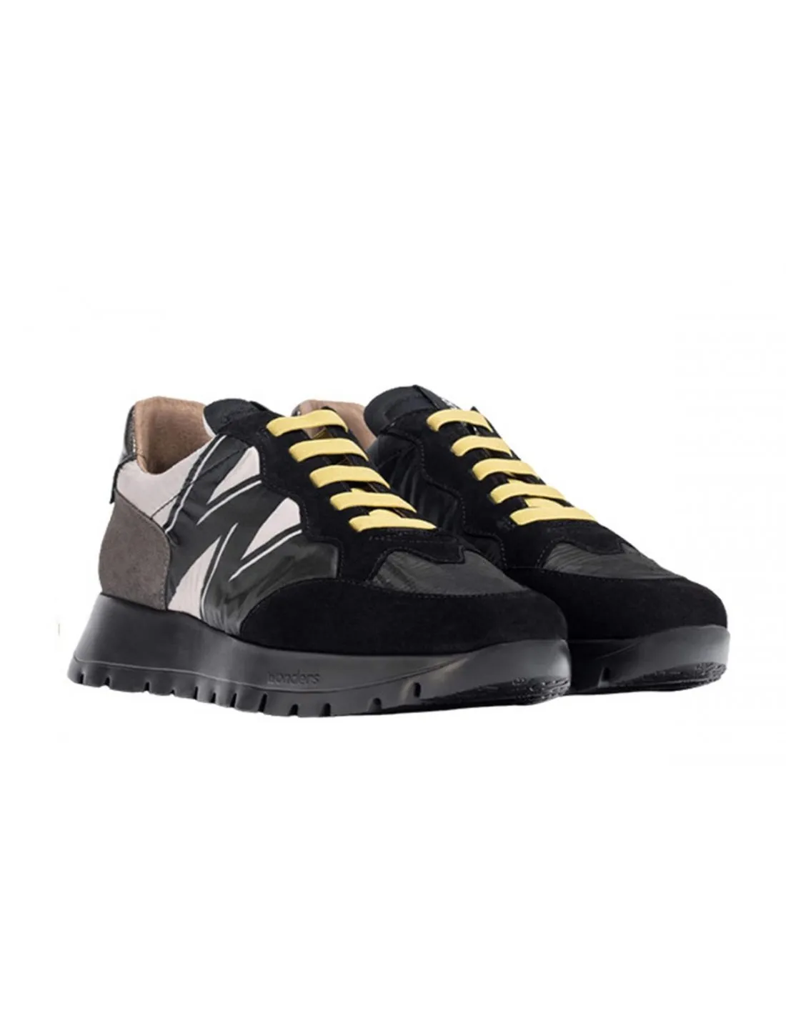 DEPORTIVO DE MUJER CASUAL WONDERS ODISEI 2452 NEGRO