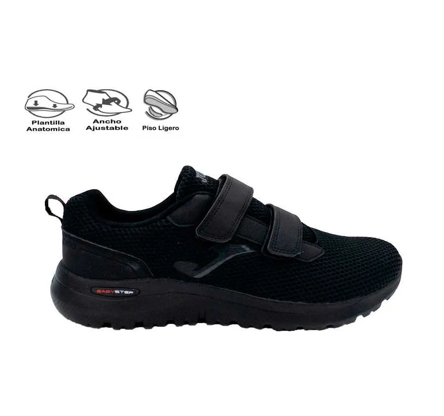 DEPORTIVO JOMA CINFIS2301V DOBLE VELCRO LIGERA C.INFINITE 2301 PARA HOMBRE NEGRO MEMORY FOAM HORMA ANCHA 27802