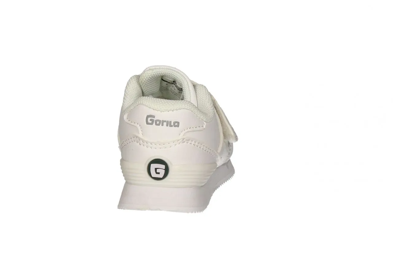 Deportivo Piel Velcro Blanco