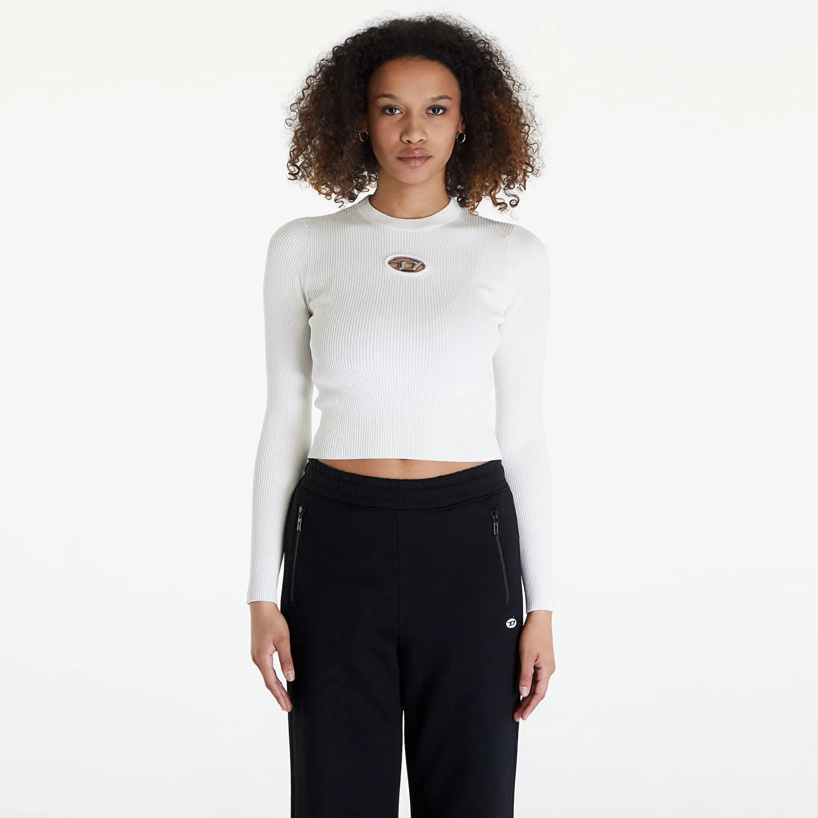 DIESEL MVALARY KNITWEAR WHITE