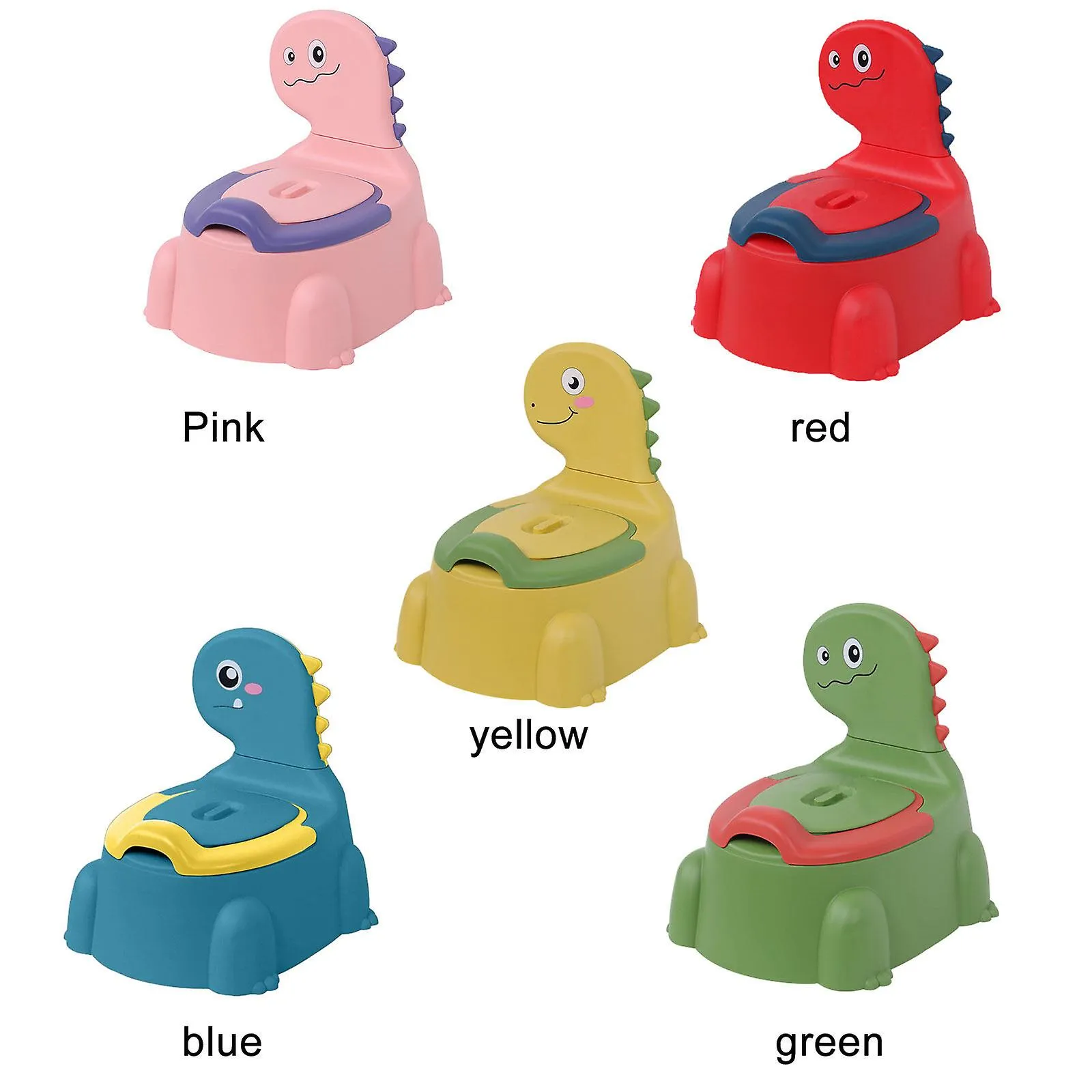 Dinosaur Childrens Potty Antideslizante Asiento de Inodoro Trainer para Niños Niños Niñas