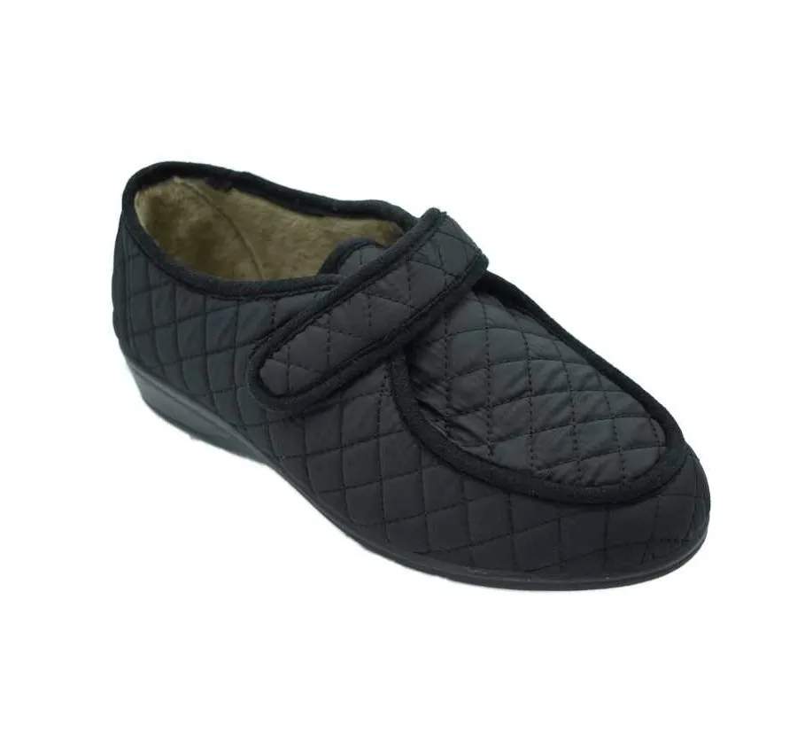 DOCTOR CUTILLAS 762A WALLABY CON VELCRO MUY CÓMODA EN GUATEADO NEGRO 25769