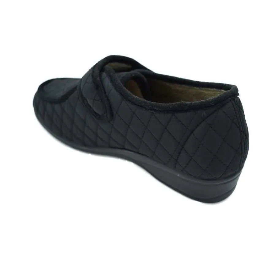 DOCTOR CUTILLAS 762A WALLABY CON VELCRO MUY CÓMODA EN GUATEADO NEGRO 25769