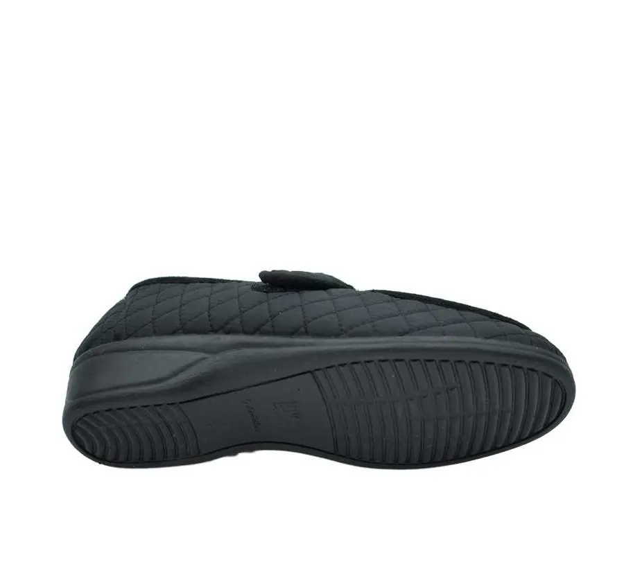 DOCTOR CUTILLAS 762A WALLABY CON VELCRO MUY CÓMODA EN GUATEADO NEGRO 25769