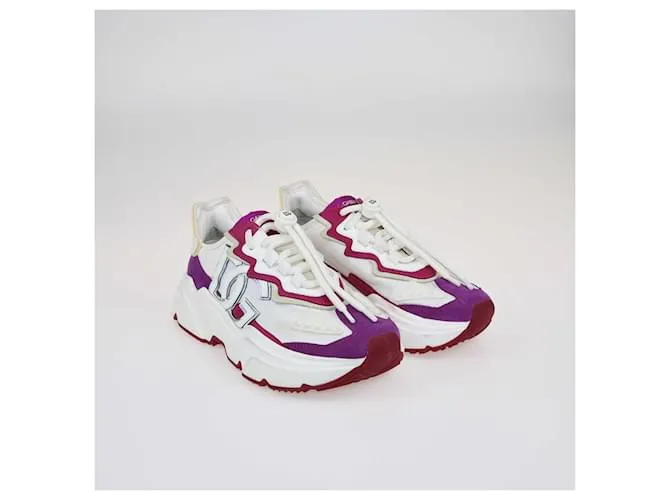 Dolce & Gabbana Blanco/Tenis morados Daymaster Púrpura 