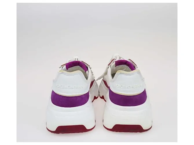Dolce & Gabbana Blanco/Tenis morados Daymaster Púrpura 