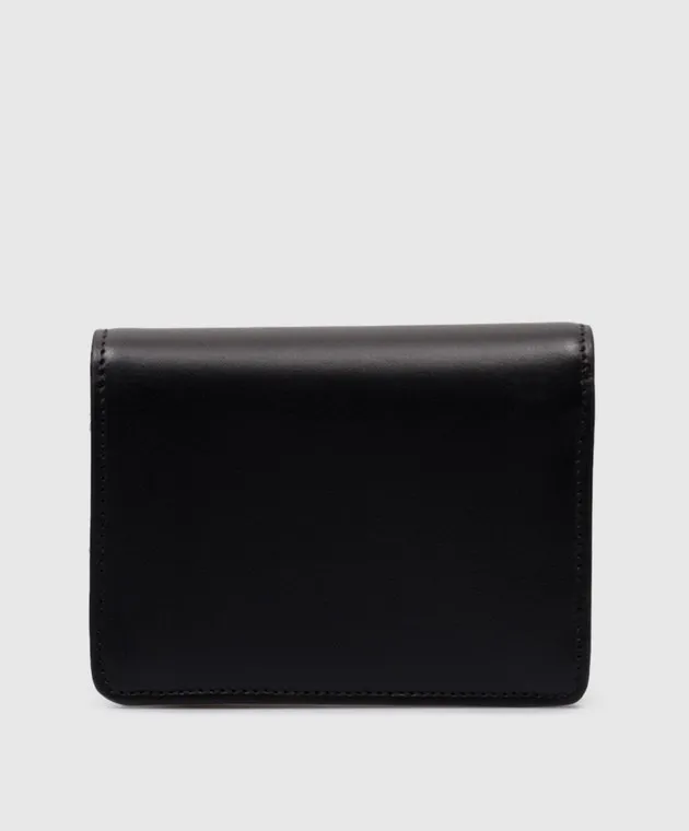 Dolce&Gabbana Black leather wallet with DG logo