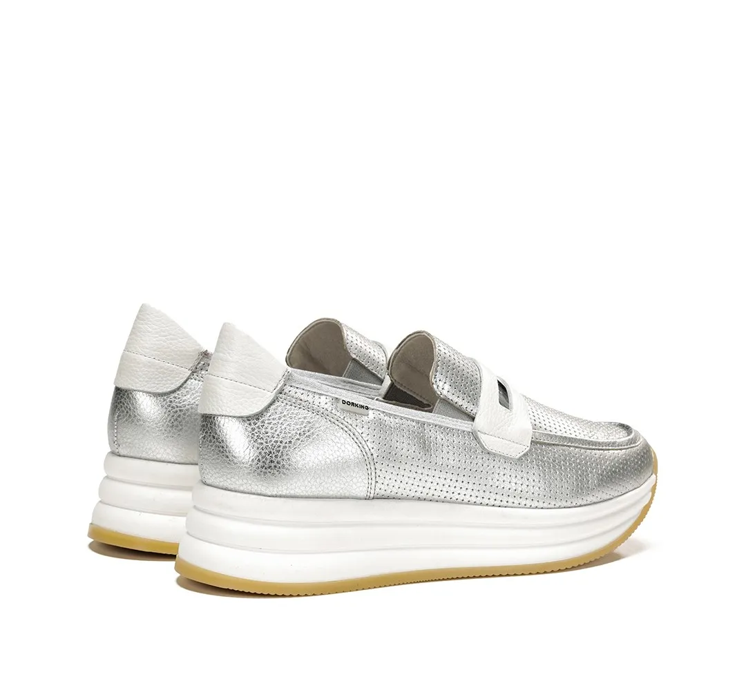 DRAZ D9243 Mocasín Plata