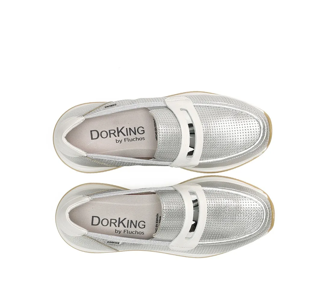 DRAZ D9243 Mocasín Plata