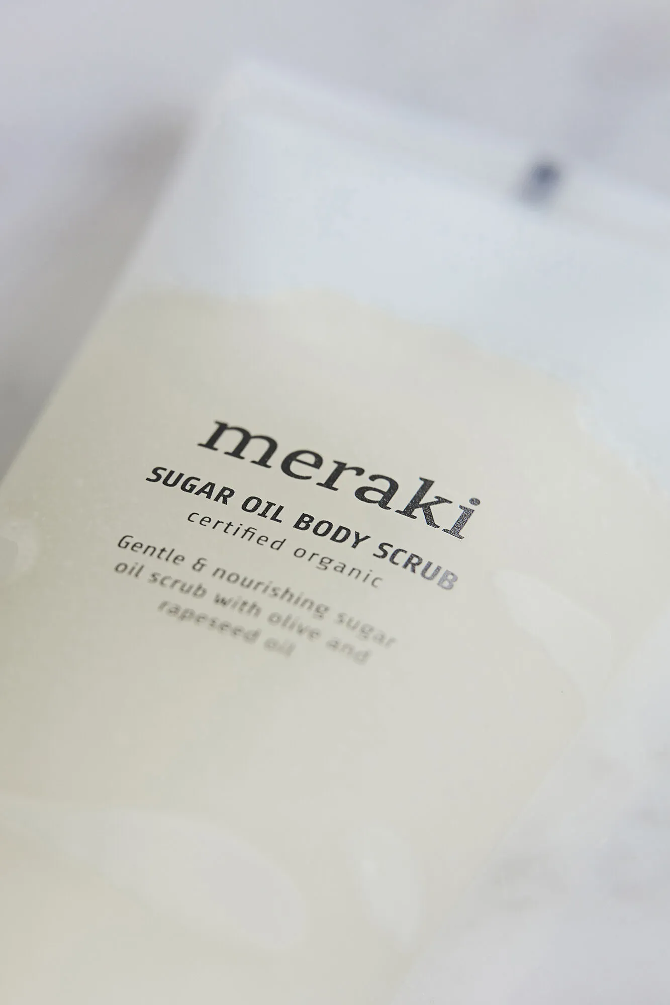 Exfoliante corporal de aceite y azúcar