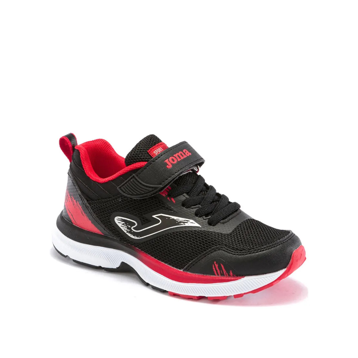 FAST VELCRO NEGRO ROJO