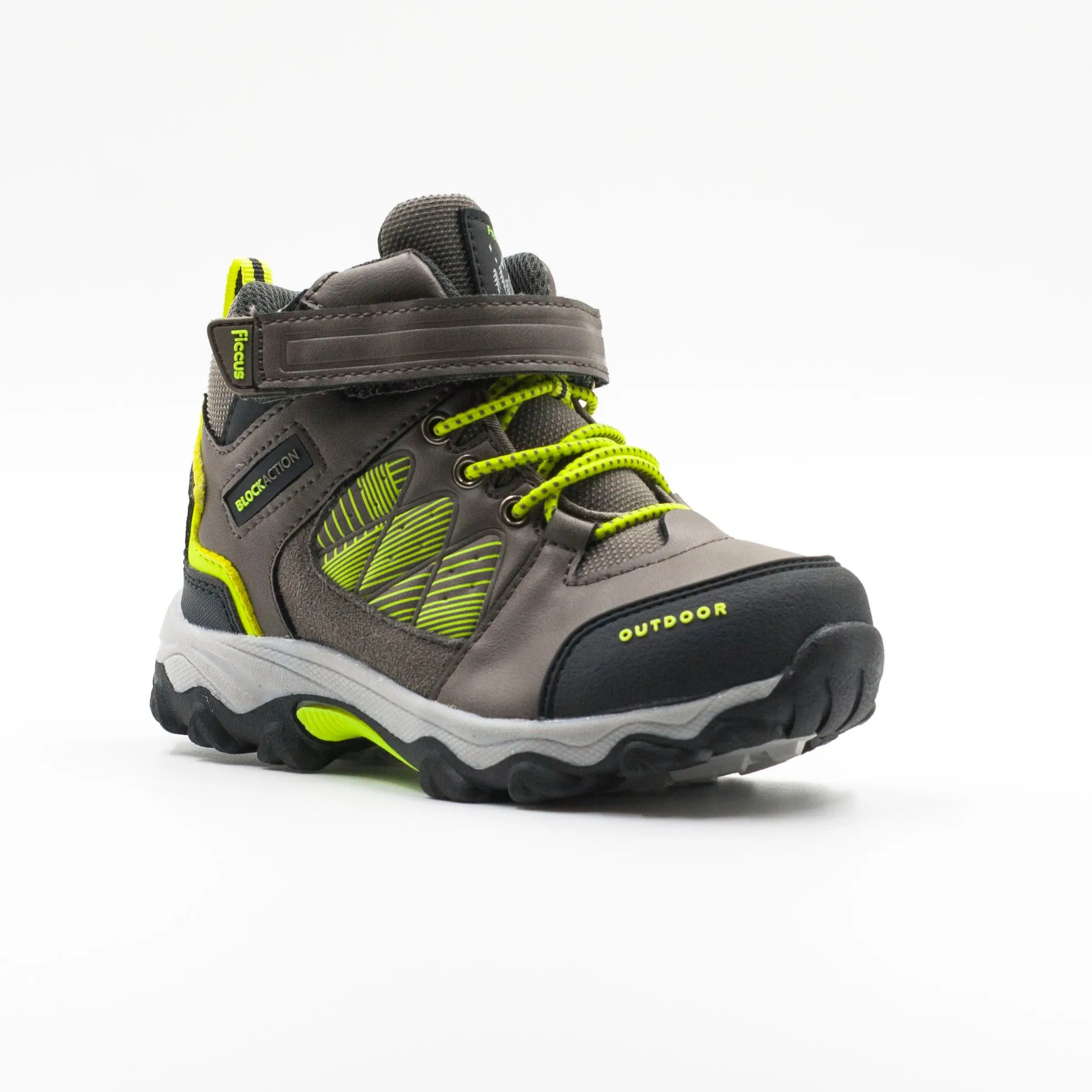 Ficcus Botín C/Velcro Gris Verde Nio Outdoor