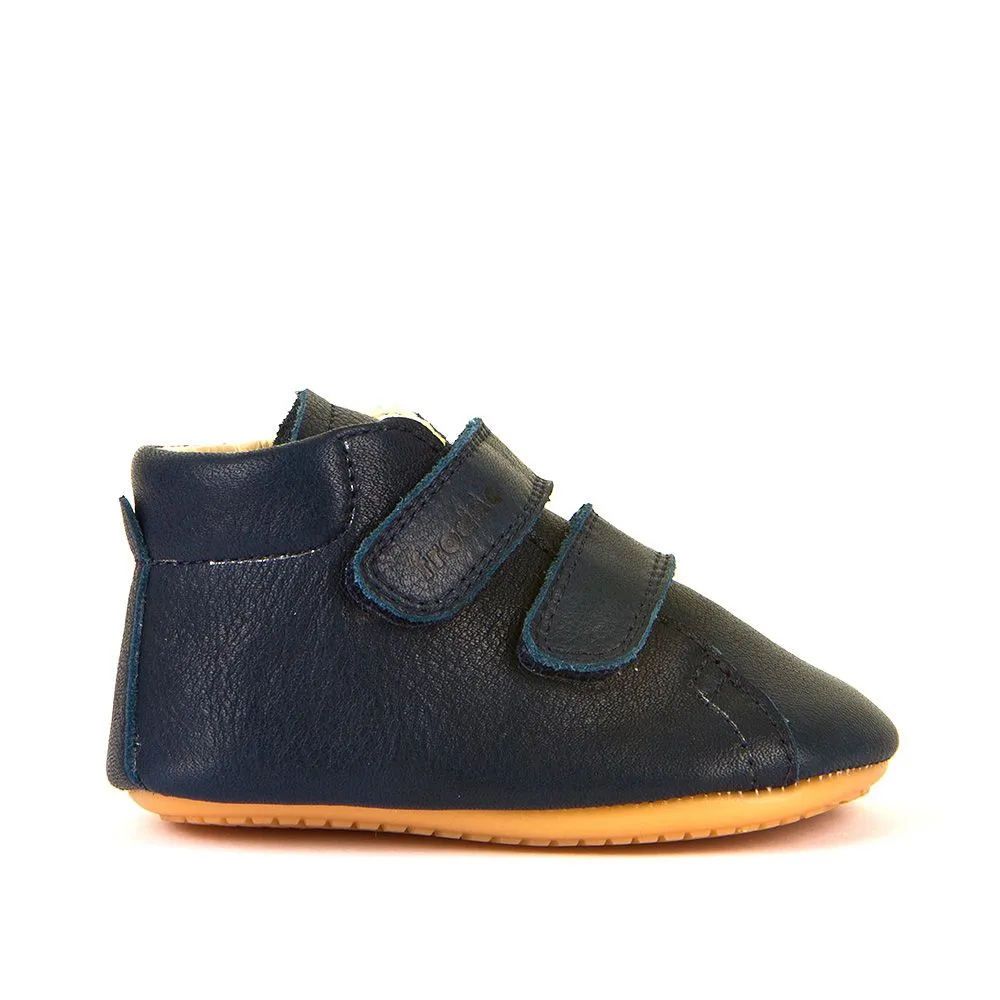 FRODDO PREWALKERS  ZAPATOS BAREFOOT DOBLE VELCRO  NAVY
