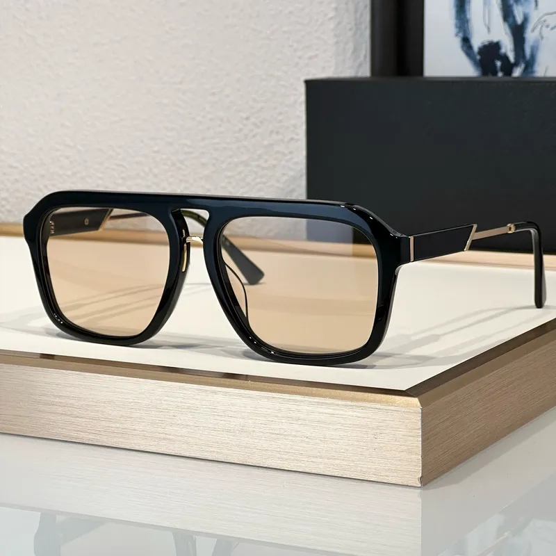 GAFAS DE SOL PARA HOMBRES FASHION FASHION 8896 POPULAR SUMMER OUTDOOR CATWALK ESTILO DE PLAYA ANTIULTRAVIOLETA ACETATO ACETATO 