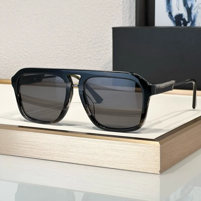 GAFAS DE SOL PARA HOMBRES FASHION FASHION 8896 POPULAR SUMMER OUTDOOR CATWALK ESTILO DE PLAYA ANTIULTRAVIOLETA ACETATO ACETATO 