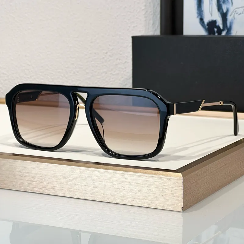 GAFAS DE SOL PARA HOMBRES FASHION FASHION 8896 POPULAR SUMMER OUTDOOR CATWALK ESTILO DE PLAYA ANTIULTRAVIOLETA ACETATO ACETATO 