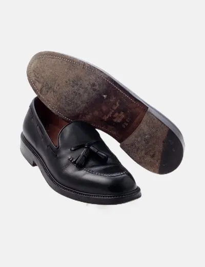 George's Goll Mocasín negro borlas
