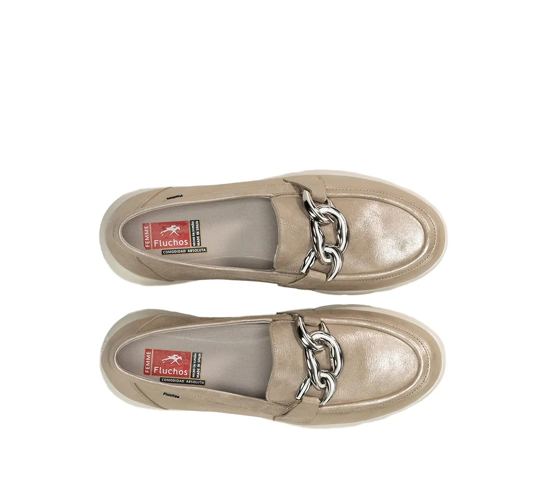 GLADIS F1937 Mocasín Dorado