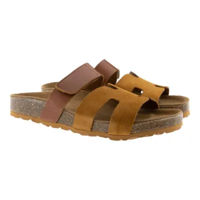 GO WOMENSANDALIAS ANATóMICAS CUERO VELCRO GO WOMAN 921SERRAJE