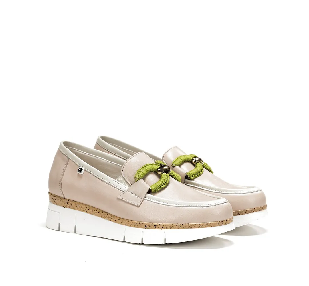 INDIA D9298 Mocasín Nude