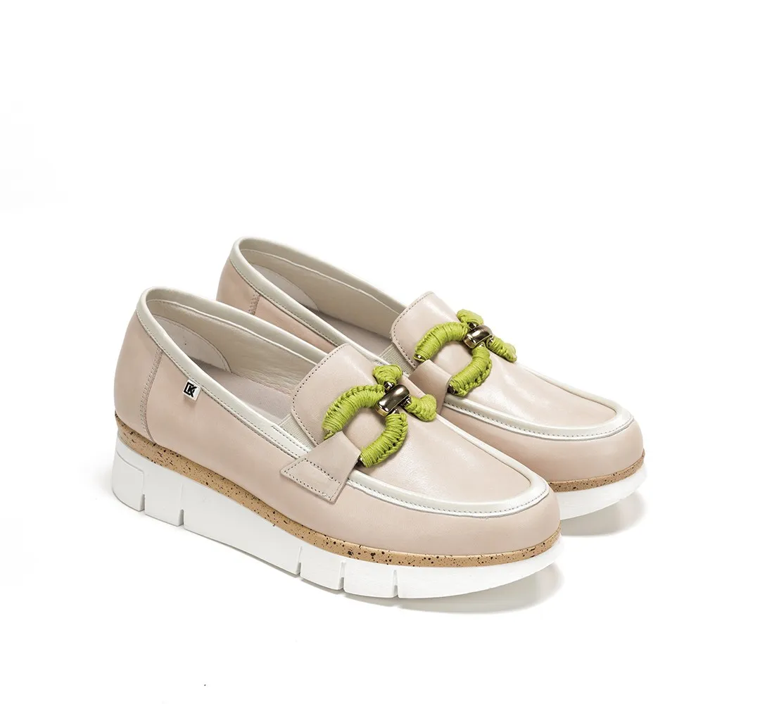 INDIA D9298 Mocasín Nude