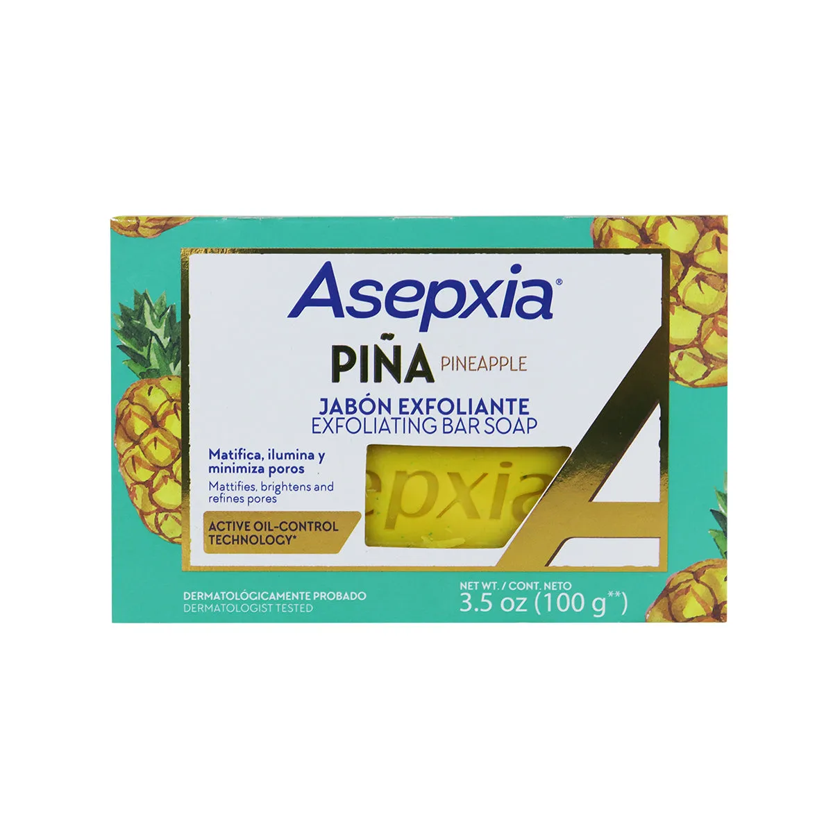 Jabón Exfoliante en Barra con Extracto de Pia, Asepxia