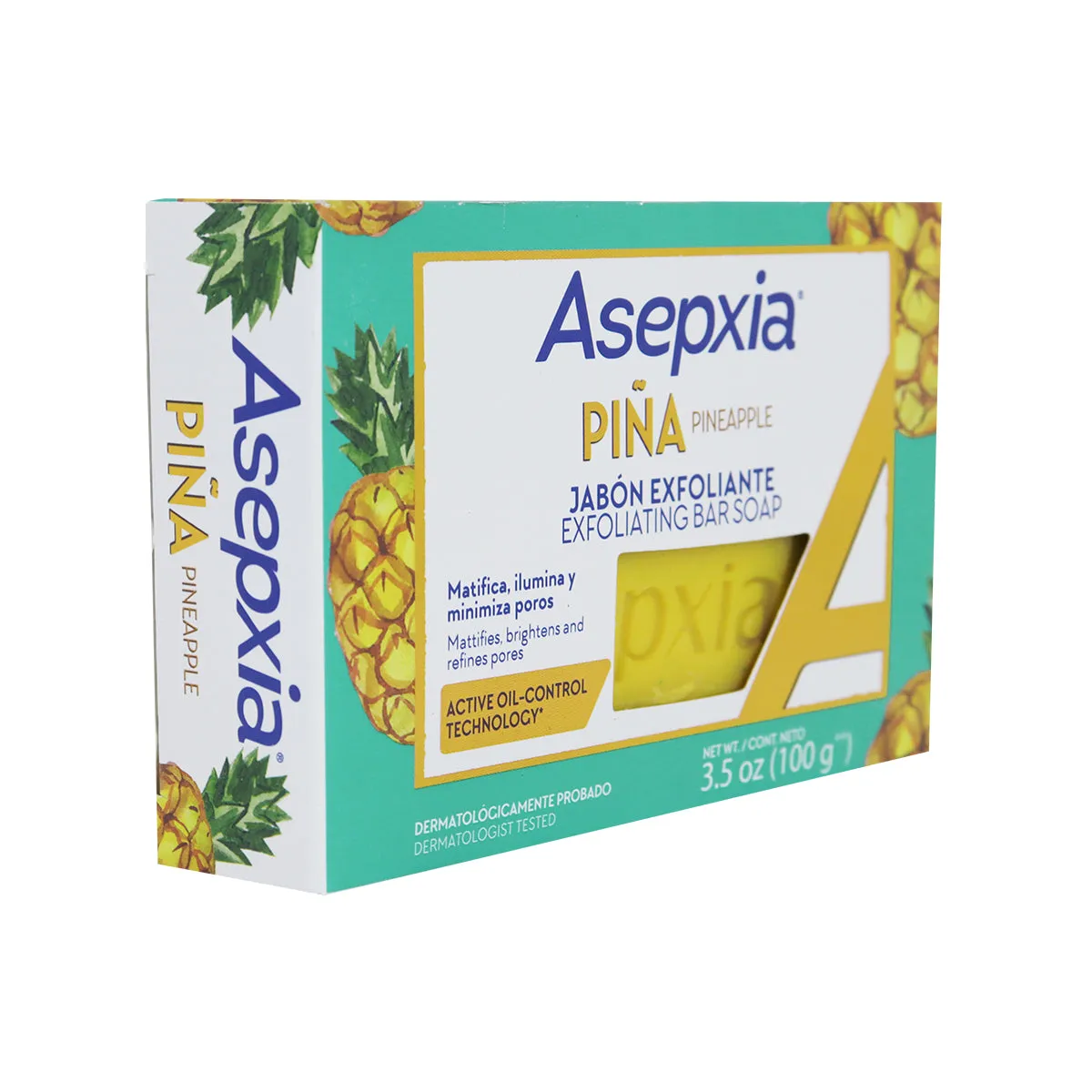Jabón Exfoliante en Barra con Extracto de Pia, Asepxia