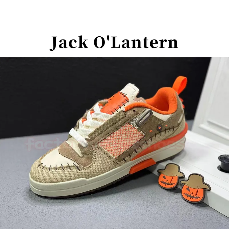 Jack O'Lantern Mens Low Outdoor Shoes Cream Black Blish Bliss Lilac Caki Pink Brown Brown Green Amarillo Diseñador de diseñ