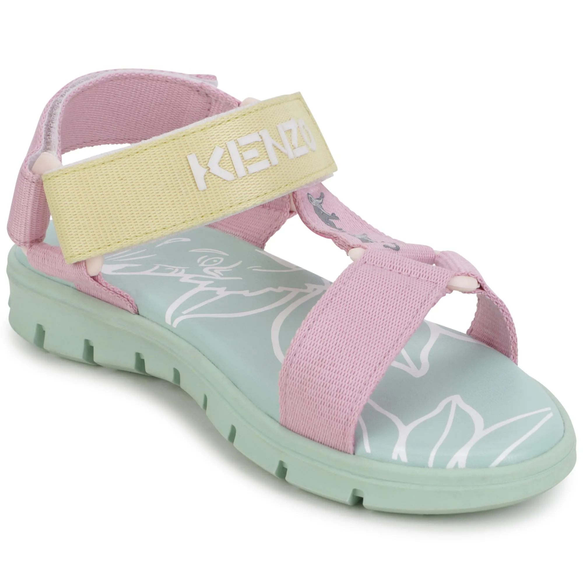 KENZO KIDS Sandalias con cierre de velcro