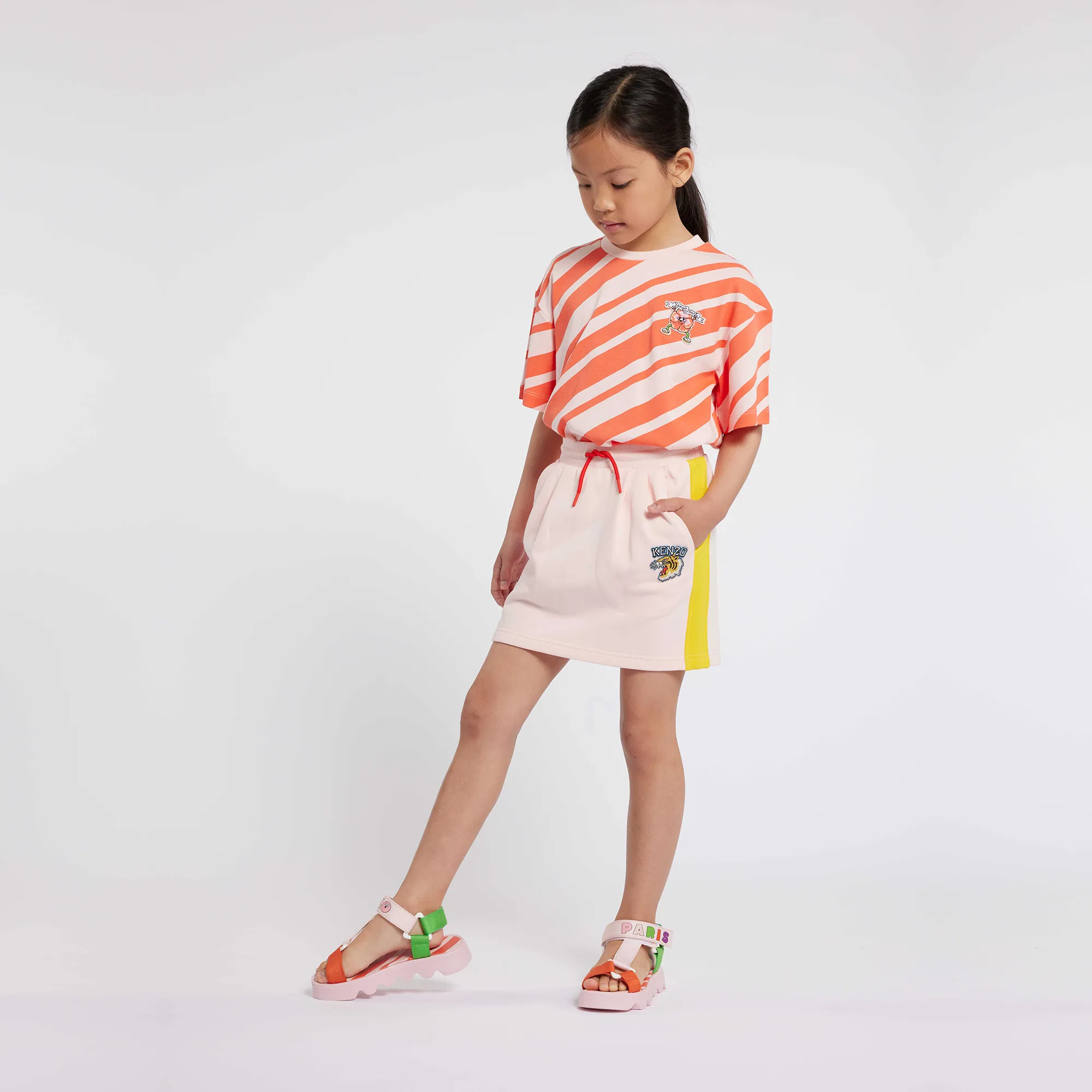 KENZO KIDS Sandalias con hebilla y velcro