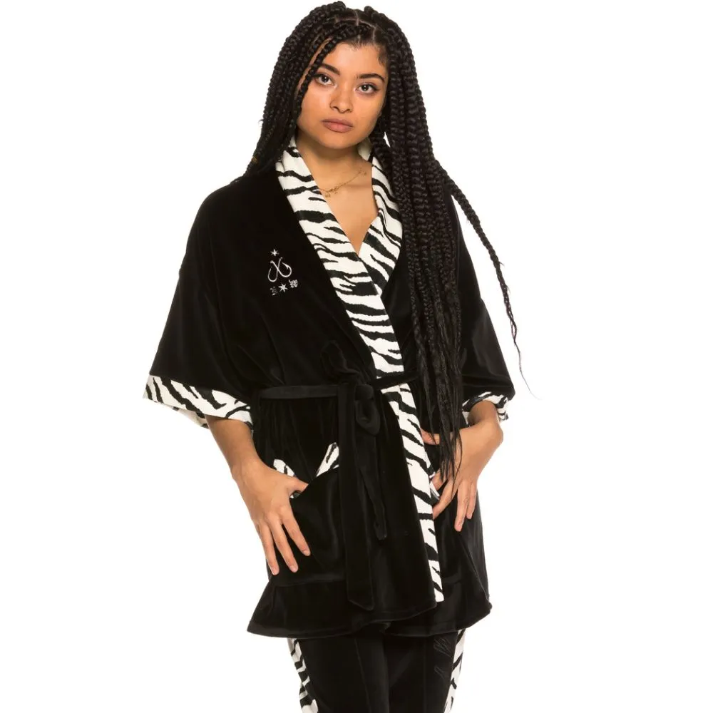 Kimono Unisex Velour GRMY X Natos & Waor Collab SS19 black
