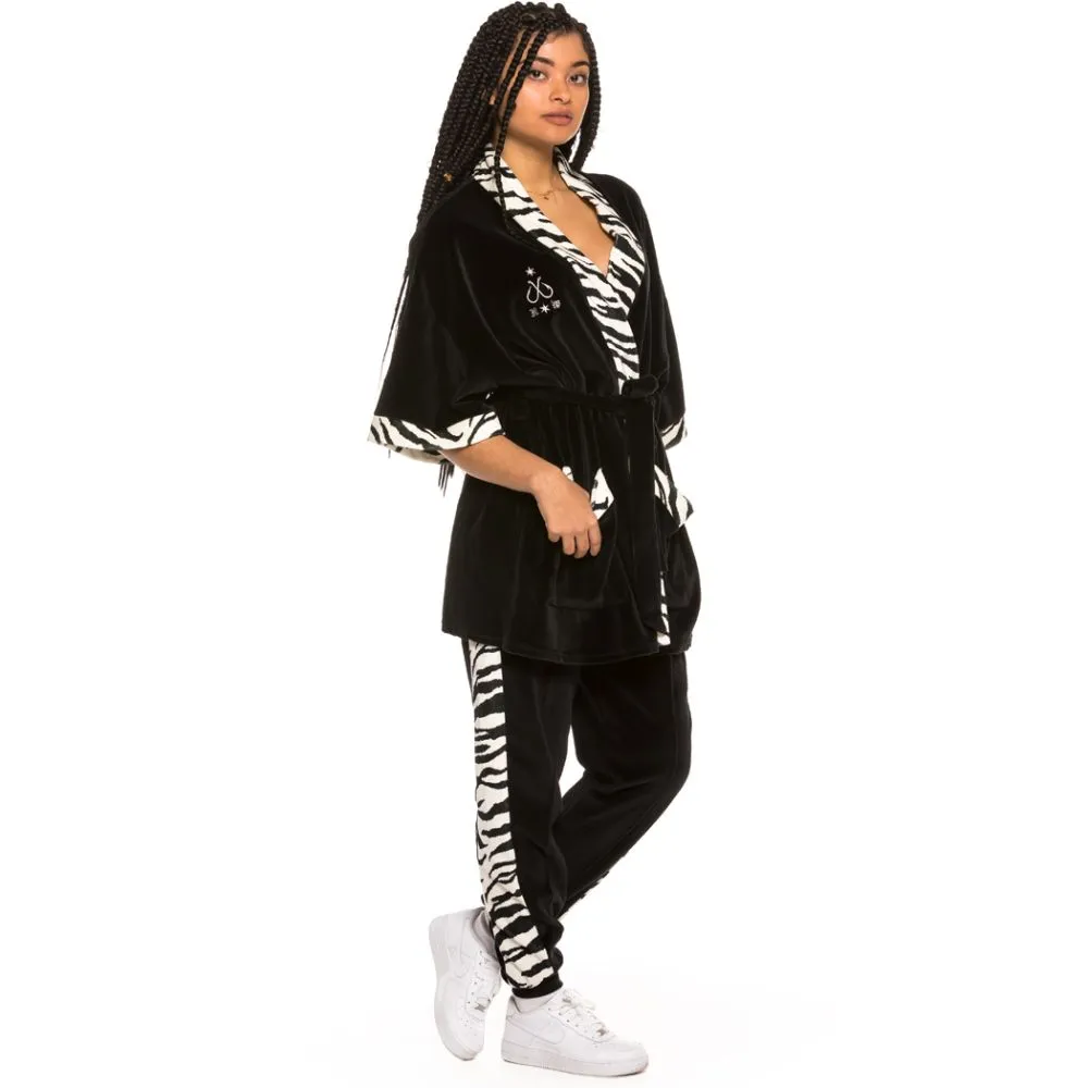 Kimono Unisex Velour GRMY X Natos & Waor Collab SS19 black